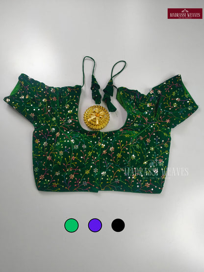 Velvet ReadyMade Adjustable Sequence Work Blouses