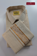 Wedding Zari Brocade  Shirt and Dhoti Set - 10