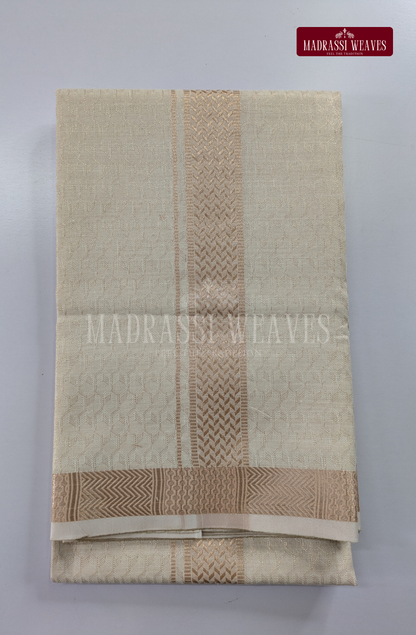 Wedding Zari Brocade  Shirt and Dhoti Set - 11