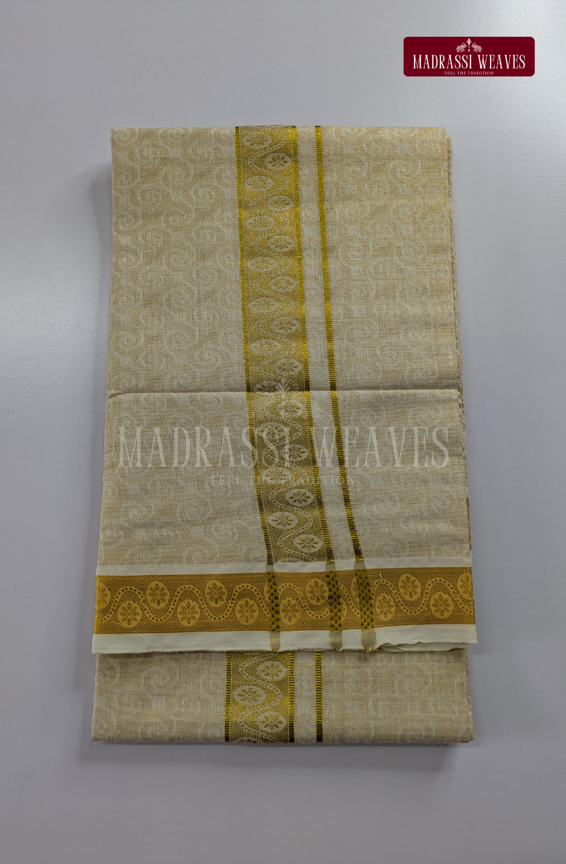 Wedding Zari Brocade  Shirt and Dhoti Set - 14