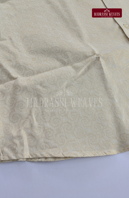 Wedding Zari Brocade  Shirt and Dhoti Set - 14