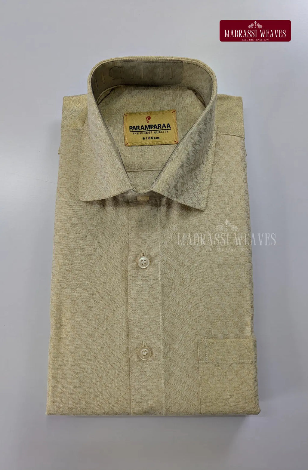 Wedding Zari Brocade  Shirt and Dhoti Set - 3