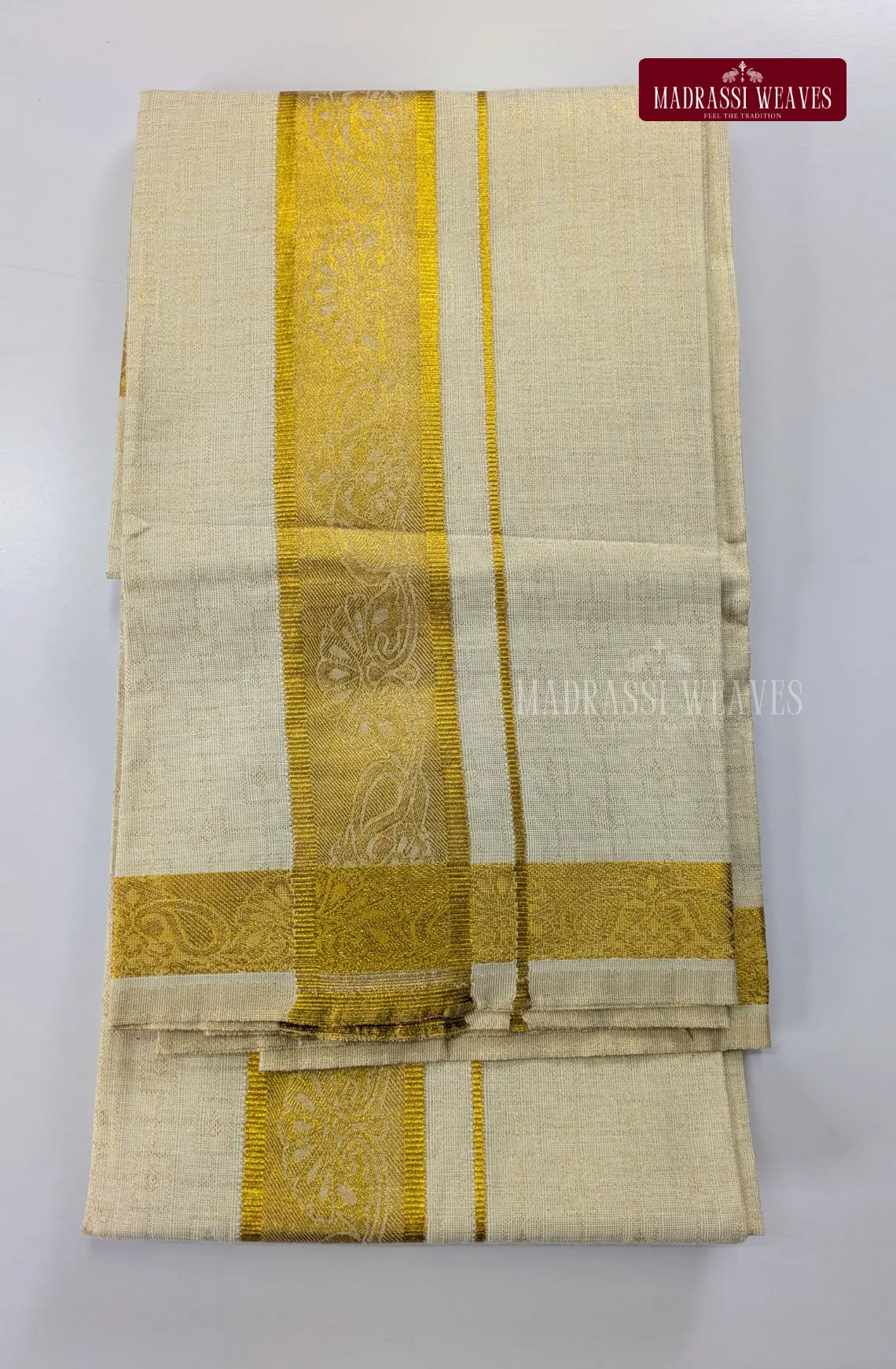 Wedding Zari Brocade  Shirt and Dhoti Set - 5