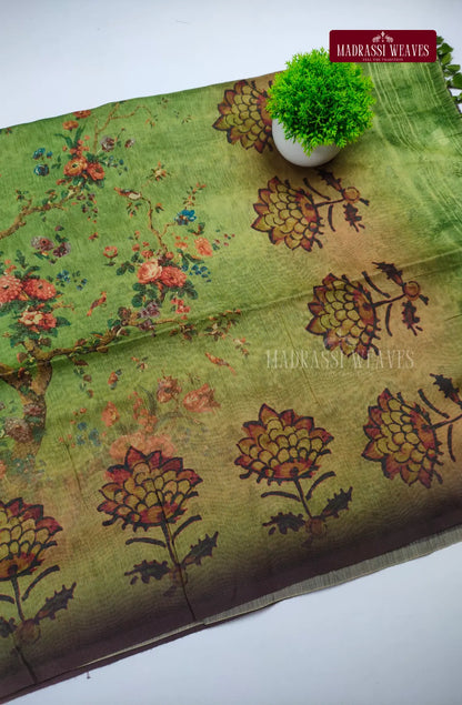 Weightless Office wear Soft Cotton Blend Saree