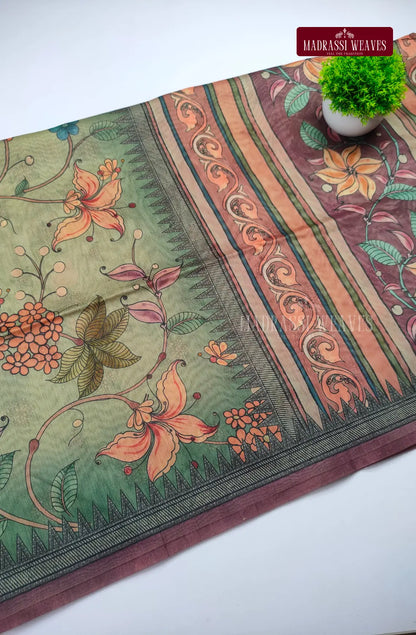 Weightless Office wear Soft Cotton Blend Saree