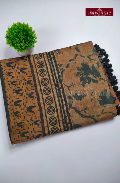 Weightless Office wear Soft Cotton Blend Saree