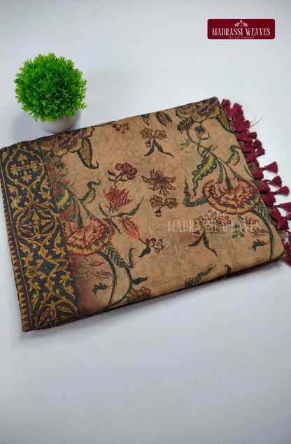 Weightless Office wear Soft Cotton Blend Saree