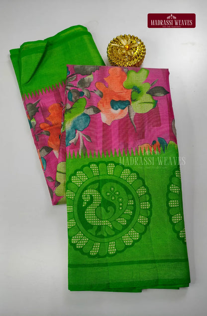 Zari Cross Weave Trendy Saree