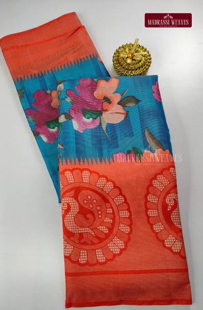 Zari Cross Weave Trendy Saree