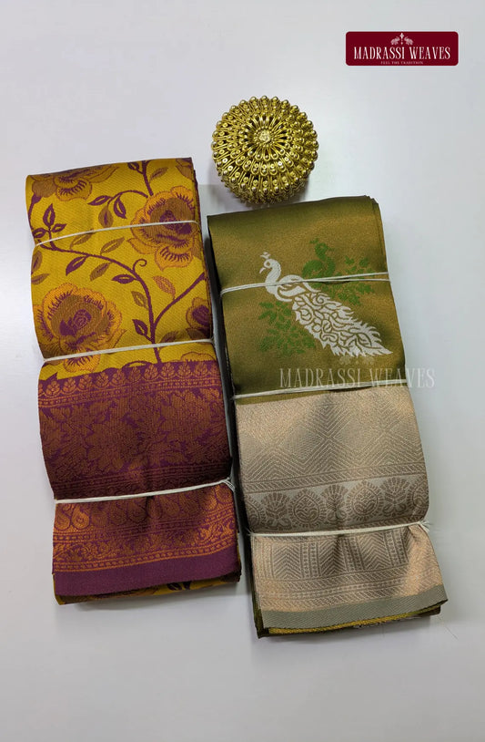 Zari Woven Combo Saree 1