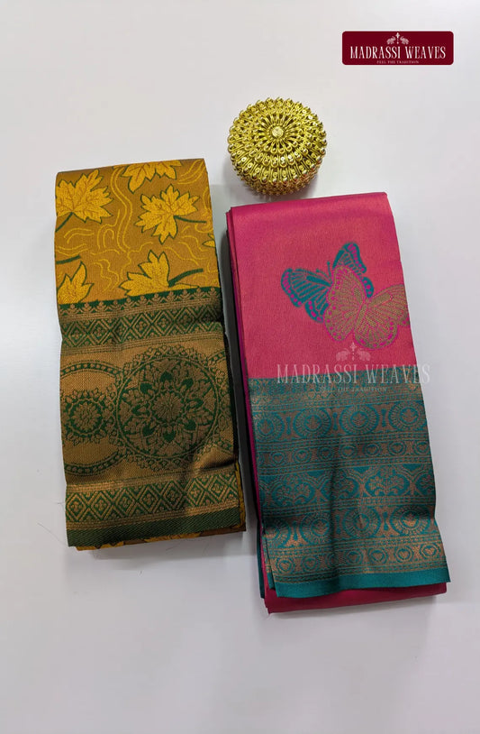 Zari Woven Combo Saree 3