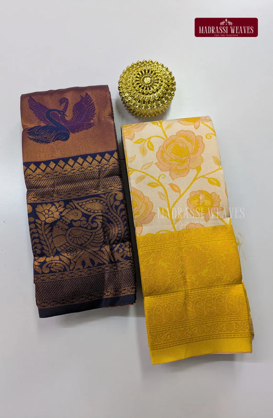 Zari Woven Combo Saree 9