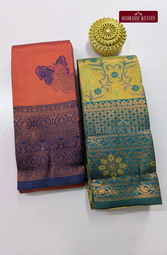 Zari Woven Combo  Saree 13