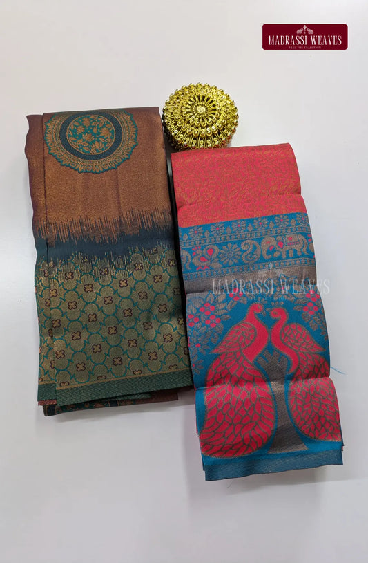 Zari Woven Combo  Saree 25