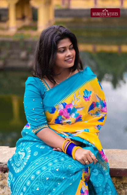 Zari Cross Weave Trendy Saree