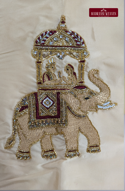 Premium Couple Combo Aari Work Set(HandCrafted) -(DESPATCH TIME 15 DAYS)