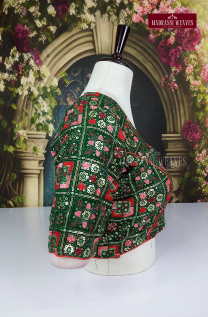 Bollywood Style Heavy Embroidered Sequence Work Blouse