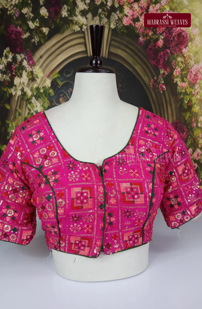 Bollywood Style Heavy Embroidered Sequence Work Blouse