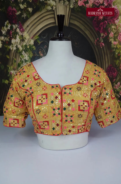 Bollywood Style Heavy Embroidered Sequence Work Blouse