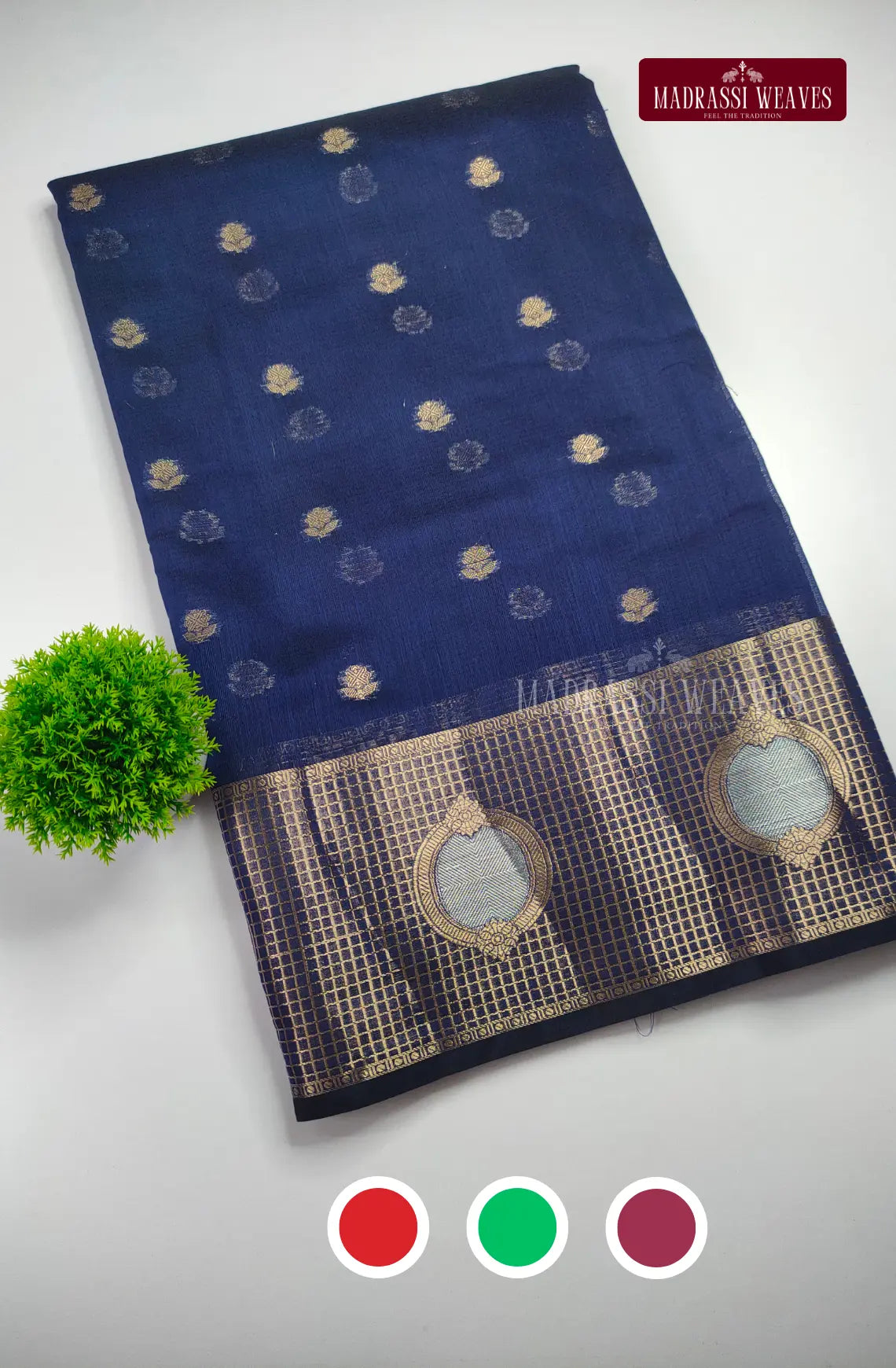 Premium Weightless Soft Cotton Silver Zari Saree