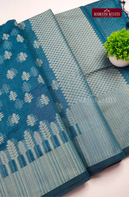 Premium Weightless Jute Cotton Saree