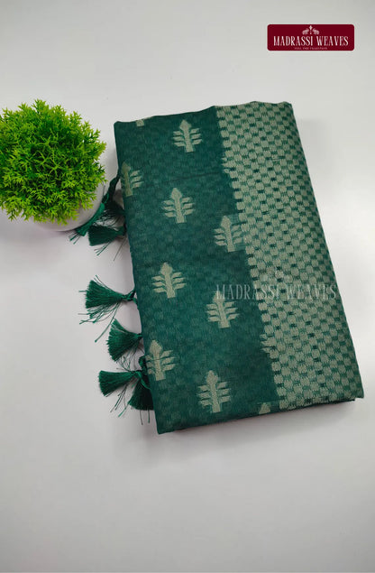 Premium Weightless Jute Cotton Saree