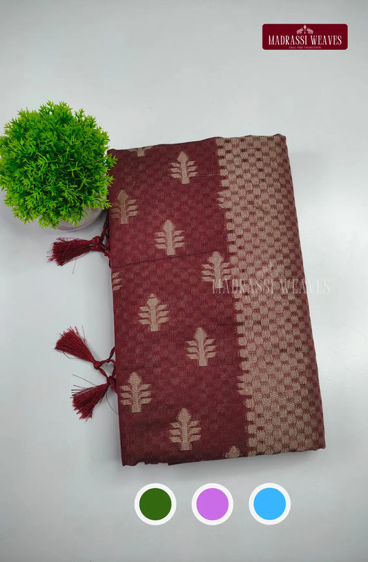 Premium Weightless Jute Cotton Saree