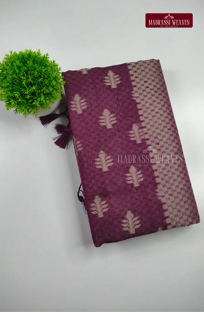 Premium Weightless Jute Cotton Saree