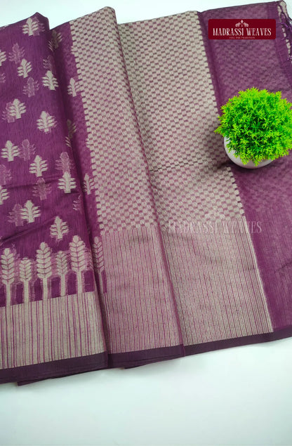 Premium Weightless Jute Cotton Saree