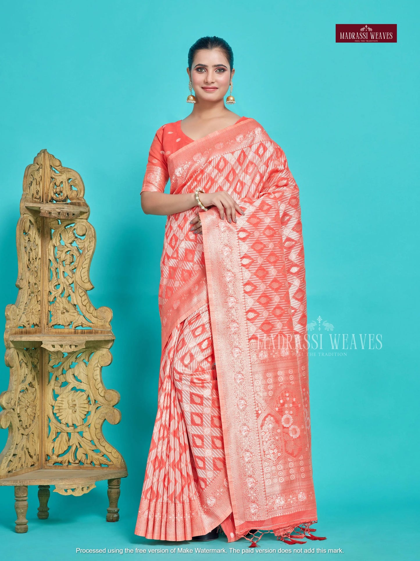 Trending Silver Zari Woven Sarees