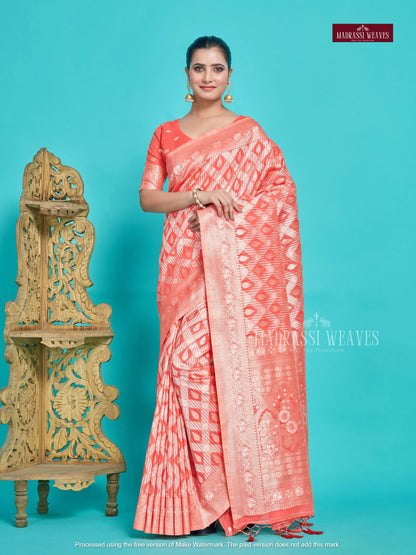 Trending Silver Zari Woven Sarees