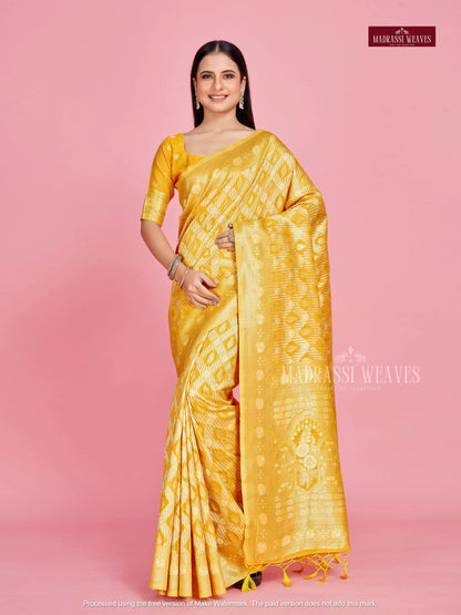 Trending Silver Zari Woven Sarees