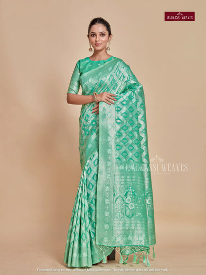 Trending Silver Zari Woven Sarees