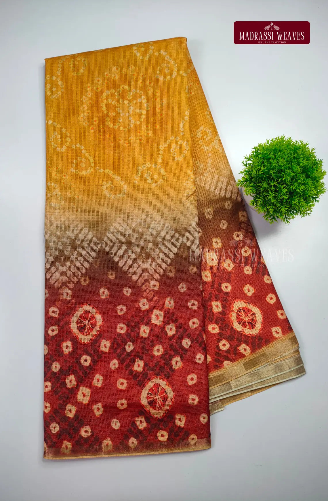 Casual Kota Weave Cotton Saree